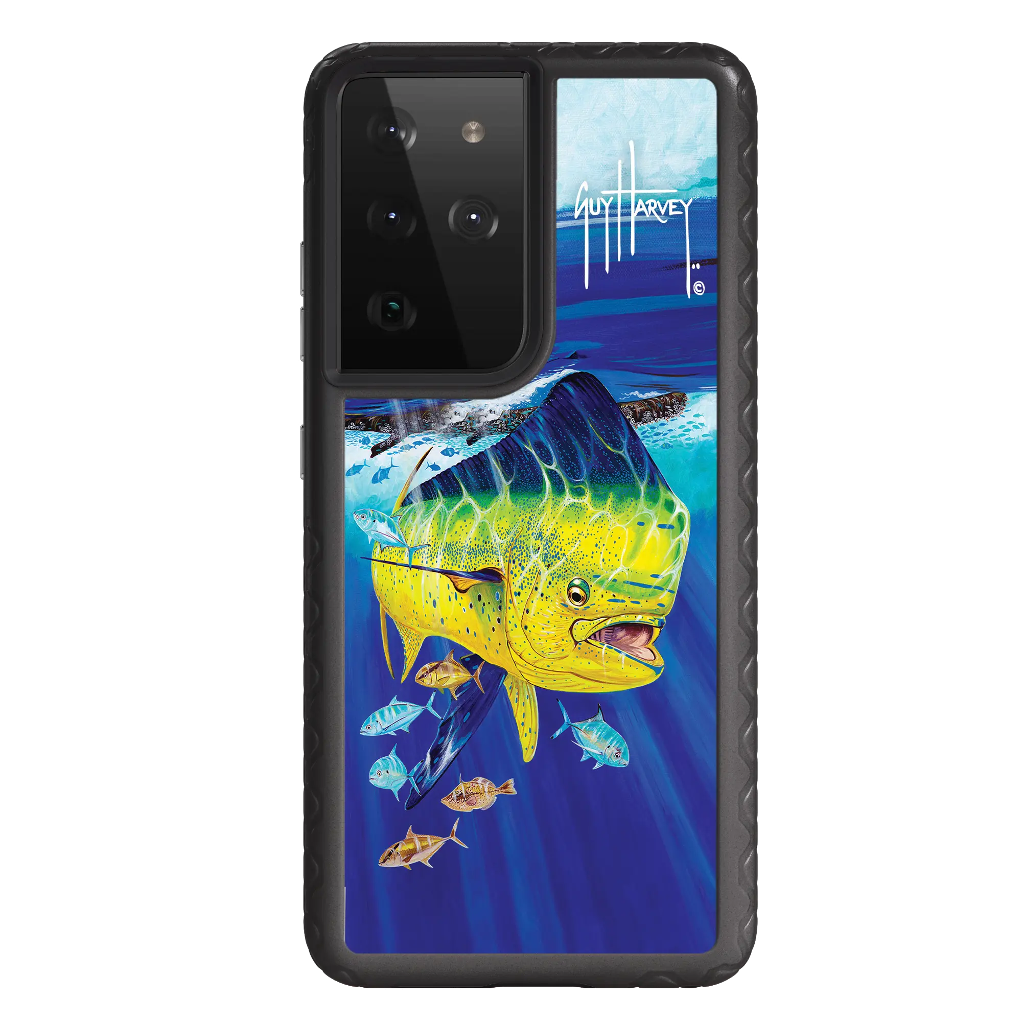 Guy Harvey Fortitude Series for Samsung Galaxy S21 Ultra - Golden Prize - Custom Case - OnyxBlack - cellhelmet