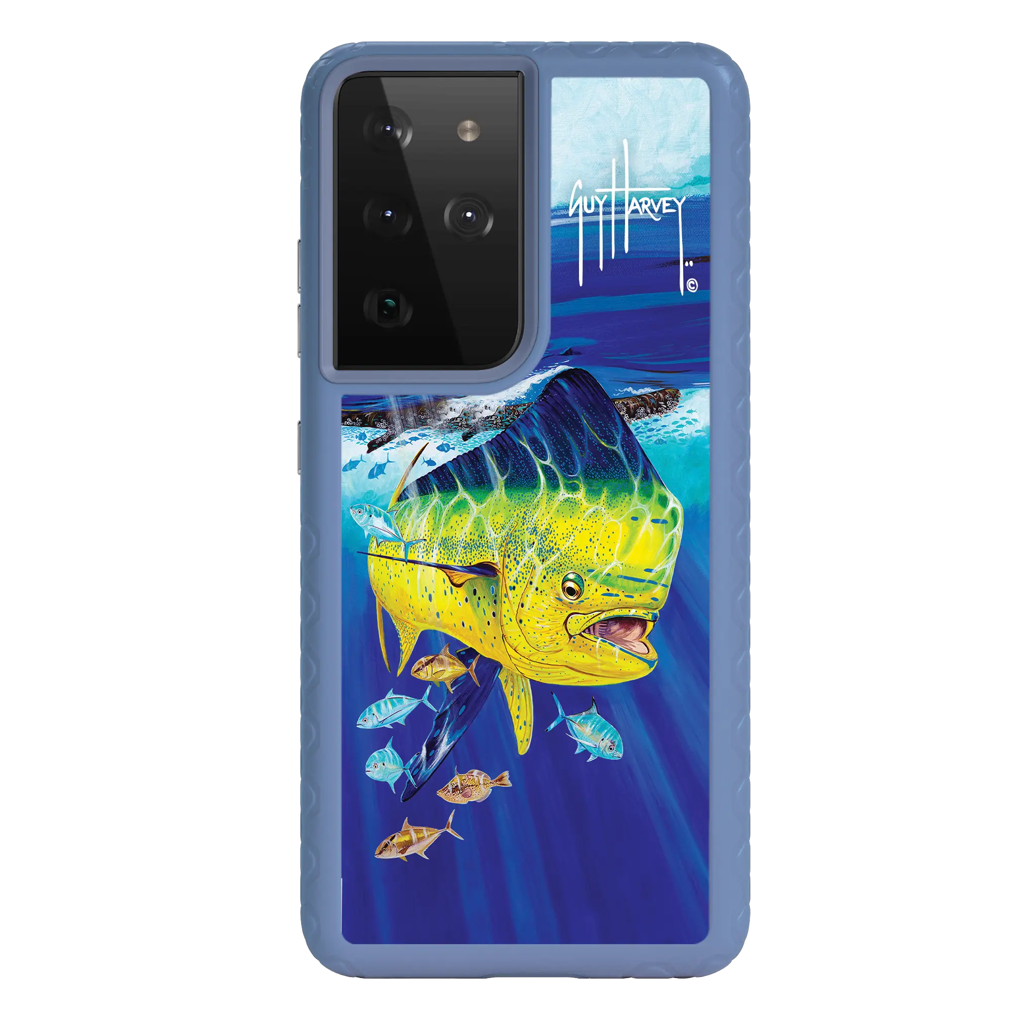 Guy Harvey Fortitude Series for Samsung Galaxy S21 Ultra - Golden Prize - Custom Case - SlateBlue - cellhelmet