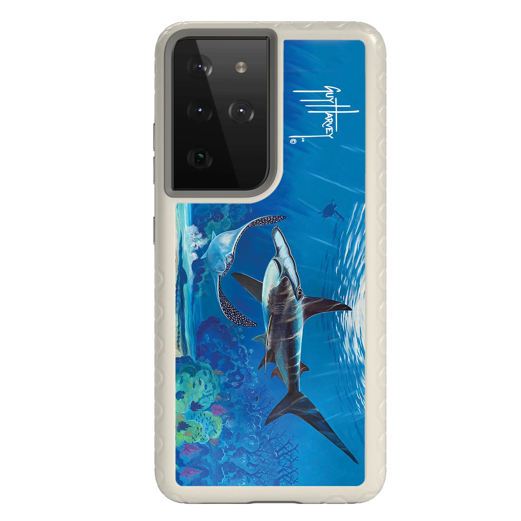 Guy Harvey Fortitude Series for Samsung Galaxy S21 Ultra - Hammer Down - Custom Case - Gray - cellhelmet