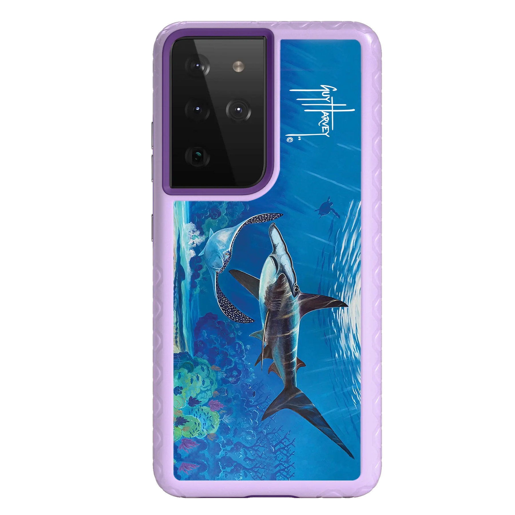 Guy Harvey Fortitude Series for Samsung Galaxy S21 Ultra - Hammer Down - Custom Case - LilacBlossom - cellhelmet