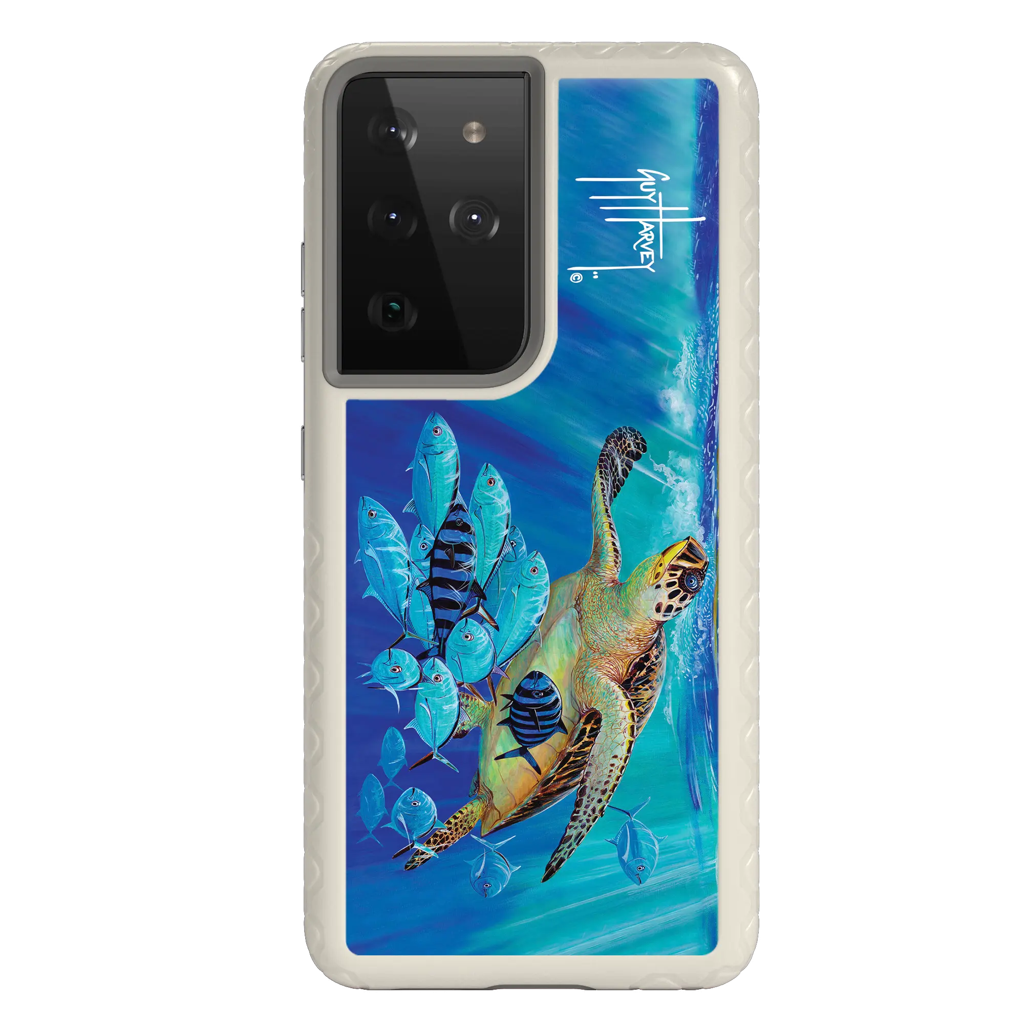 Guy Harvey Fortitude Series for Samsung Galaxy S21 Ultra - Hawksbill Caravan - Custom Case - Gray - cellhelmet