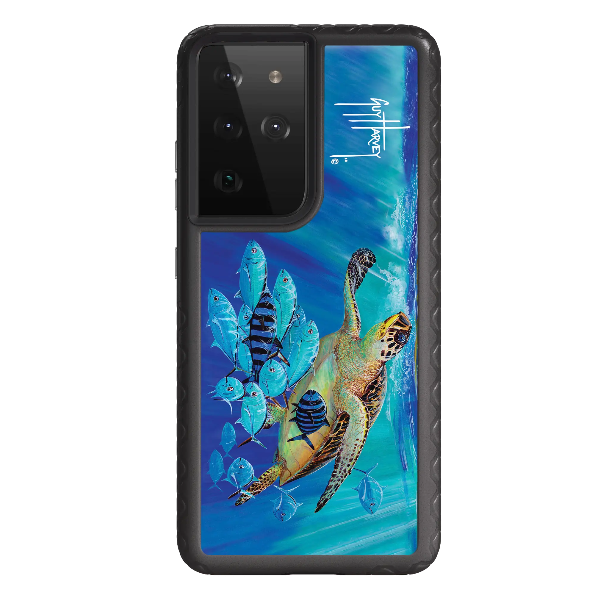 Guy Harvey Fortitude Series for Samsung Galaxy S21 Ultra - Hawksbill Caravan - Custom Case - OnyxBlack - cellhelmet