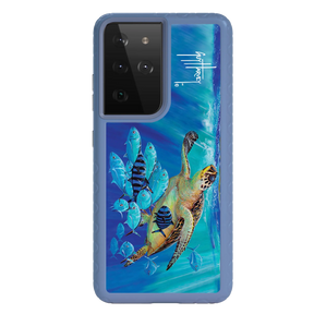 Guy Harvey Fortitude Series for Samsung Galaxy S21 Ultra - Hawksbill Caravan - Custom Case - SlateBlue - cellhelmet