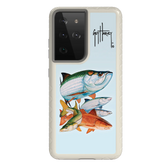 Guy Harvey Fortitude Series for Samsung Galaxy S21 Ultra - Inshore Collage - Custom Case - Gray - cellhelmet