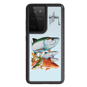Guy Harvey Fortitude Series for Samsung Galaxy S21 Ultra - Inshore Collage - Custom Case - OnyxBlack - cellhelmet