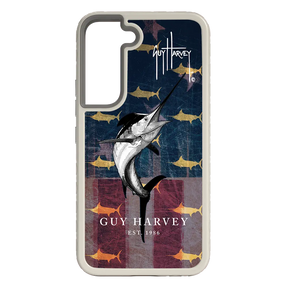 Guy Harvey Fortitude Series for Samsung Galaxy S22 - American Marlin - Custom Case - Gray - cellhelmet