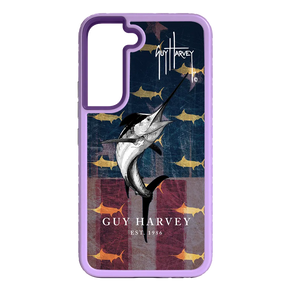 Guy Harvey Fortitude Series for Samsung Galaxy S22 - American Marlin - Custom Case - LilacBlossom - cellhelmet
