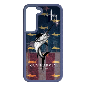 Guy Harvey Fortitude Series for Samsung Galaxy S22 - American Marlin - Custom Case - SlateBlue - cellhelmet