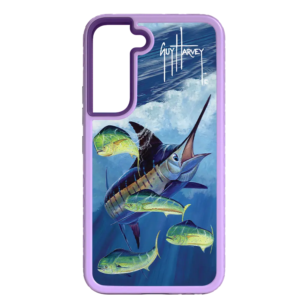 Guy Harvey Fortitude Series for Samsung Galaxy S22 - Four Play - Custom Case - LilacBlossom - cellhelmet