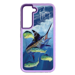 Guy Harvey Fortitude Series for Samsung Galaxy S22 - Four Play - Custom Case - LilacBlossom - cellhelmet