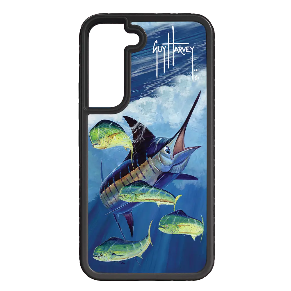 Guy Harvey Fortitude Series for Samsung Galaxy S22 - Four Play - Custom Case - OnyxBlack - cellhelmet