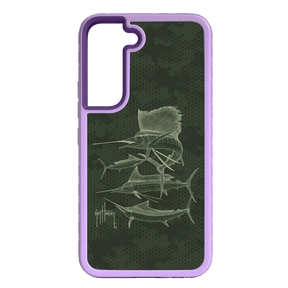 Guy Harvey Fortitude Series for Samsung Galaxy S22 - Green Camo - Custom Case - LilacBlossom - cellhelmet