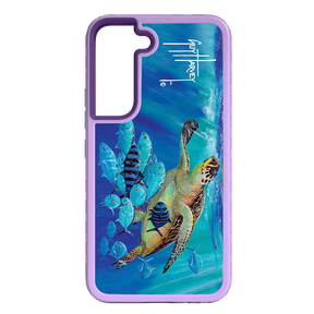 Guy Harvey Fortitude Series for Samsung Galaxy S22 - Hawksbill Caravan - Custom Case - LilacBlossom - cellhelmet