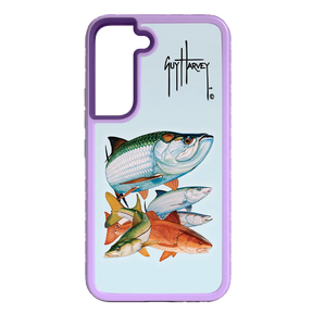 Guy Harvey Fortitude Series for Samsung Galaxy S22 - Inshore Collage - Custom Case - LilacBlossom - cellhelmet