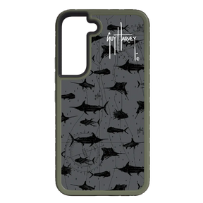 Guy Harvey Fortitude Series for Samsung Galaxy S22 Plus - Black Scribbler - Custom Case - OliveDrabGreen - cellhelmet