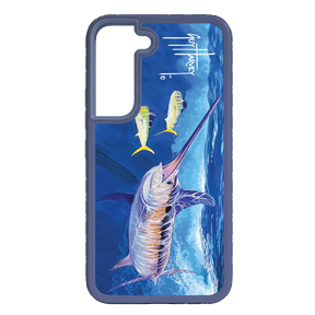 Guy Harvey Fortitude Series for Samsung Galaxy S22 Plus - Bullseye Sword - Custom Case - SlateBlue - cellhelmet