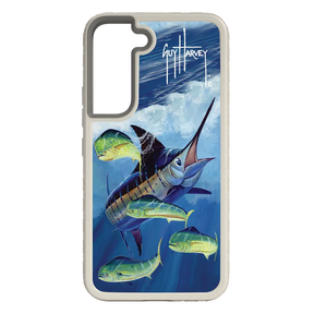 Guy Harvey Fortitude Series for Samsung Galaxy S22 Plus - Four Play - Custom Case - Gray - cellhelmet