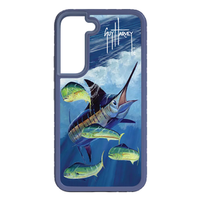 Guy Harvey Fortitude Series for Samsung Galaxy S22 Plus - Four Play - Custom Case - SlateBlue - cellhelmet