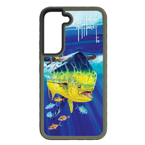 Guy Harvey Fortitude Series for Samsung Galaxy S22 Plus - Golden Prize - Custom Case - OliveDrabGreen - cellhelmet
