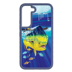 Guy Harvey Fortitude Series for Samsung Galaxy S22 Plus - Golden Prize - Custom Case - SlateBlue - cellhelmet