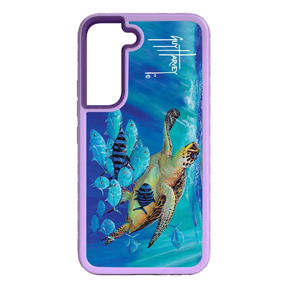 Guy Harvey Fortitude Series for Samsung Galaxy S22 Plus - Hawksbill Caravan - Custom Case - LilacBlossom - cellhelmet