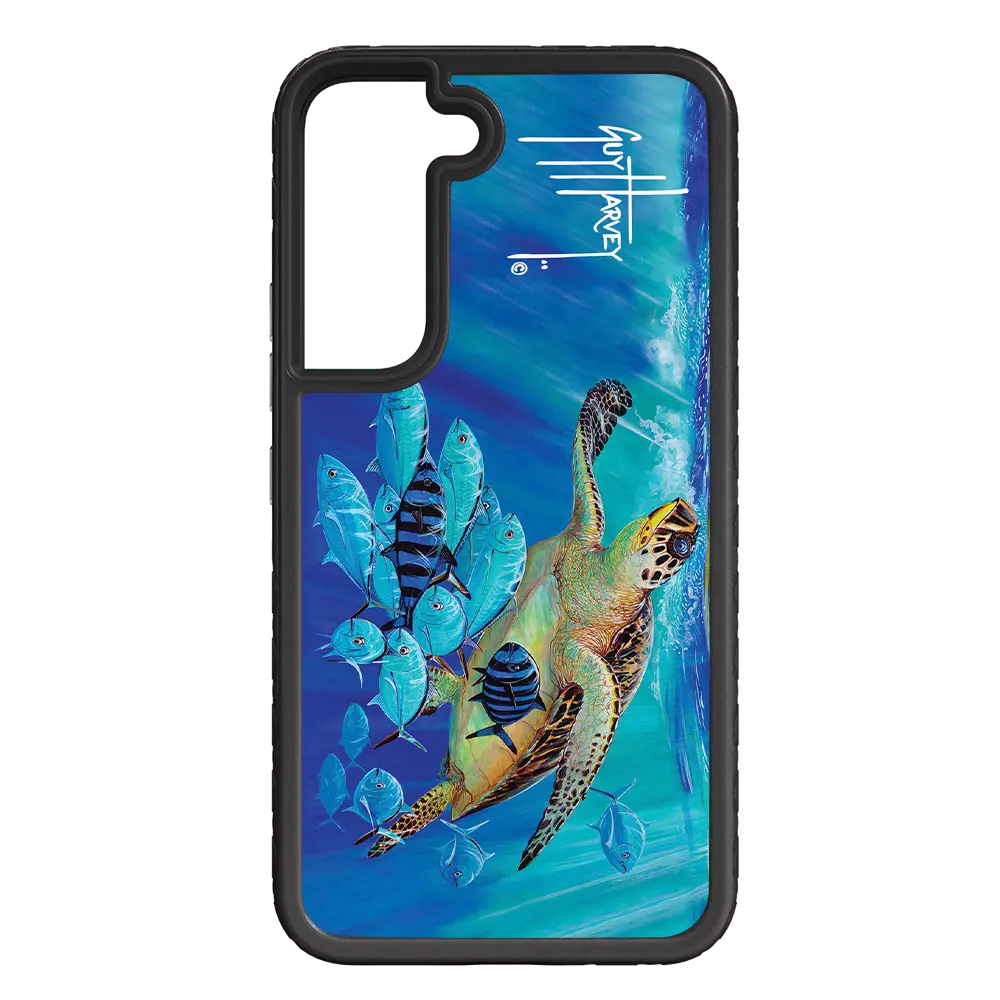 Guy Harvey Fortitude Series for Samsung Galaxy S22 Plus - Hawksbill Caravan - Custom Case - OnyxBlack - cellhelmet