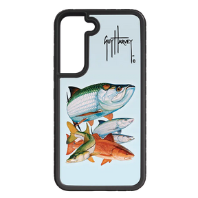 Guy Harvey Fortitude Series for Samsung Galaxy S22 Plus - Inshore Collage - Custom Case - OnyxBlack - cellhelmet