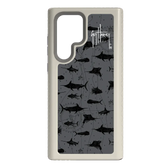 Guy Harvey Fortitude Series for Samsung Galaxy S22 Ultra - Black Scribbler - Custom Case - Gray - cellhelmet