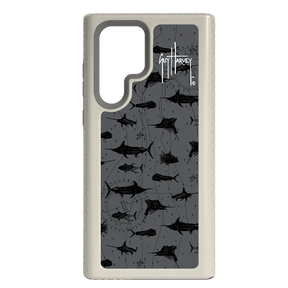 Guy Harvey Fortitude Series for Samsung Galaxy S22 Ultra - Black Scribbler - Custom Case - Gray - cellhelmet