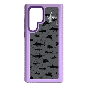 Guy Harvey Fortitude Series for Samsung Galaxy S22 Ultra - Black Scribbler - Custom Case - LilacBlossom - cellhelmet