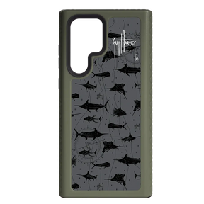 Guy Harvey Fortitude Series for Samsung Galaxy S22 Ultra - Black Scribbler - Custom Case - OliveDrabGreen - cellhelmet