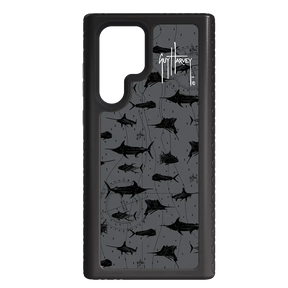 Guy Harvey Fortitude Series for Samsung Galaxy S22 Ultra - Black Scribbler - Custom Case - OnyxBlack - cellhelmet