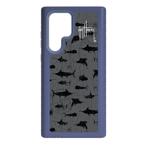 Guy Harvey Fortitude Series for Samsung Galaxy S22 Ultra - Black Scribbler - Custom Case - SlateBlue - cellhelmet