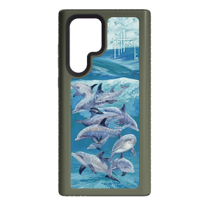 Guy Harvey Fortitude Series for Samsung Galaxy S22 Ultra - Bullseye Sword - Custom Case - OliveDrabGreen - cellhelmet
