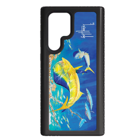 Guy Harvey Fortitude Series for Samsung Galaxy S22 Ultra - Dolphin Oasis - Custom Case - OnyxBlack - cellhelmet