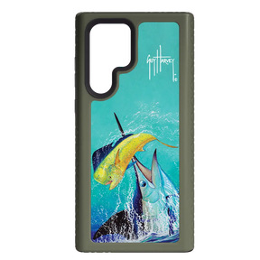 Guy Harvey Fortitude Series for Samsung Galaxy S22 Ultra - El Dorado II - Custom Case - OliveDrabGreen - cellhelmet