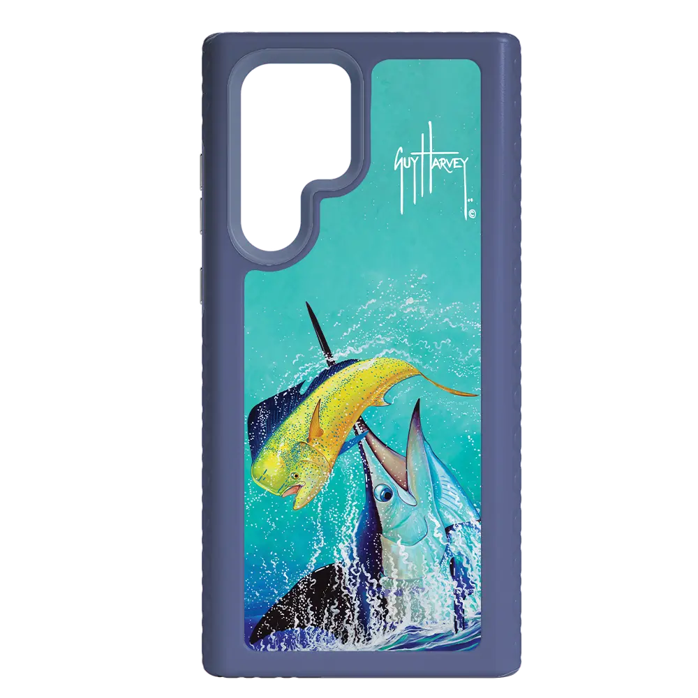 Guy Harvey Fortitude Series for Samsung Galaxy S22 Ultra - El Dorado II - Custom Case - SlateBlue - cellhelmet