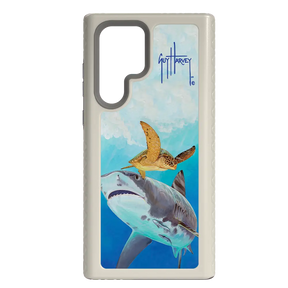 Guy Harvey Fortitude Series for Samsung Galaxy S22 Ultra - Eye of the Tiger - Custom Case - Gray - cellhelmet