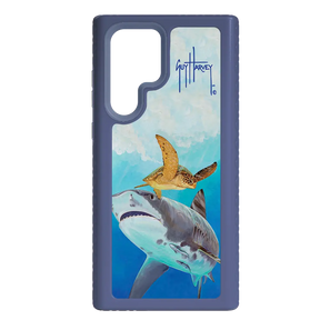 Guy Harvey Fortitude Series for Samsung Galaxy S22 Ultra - Eye of the Tiger - Custom Case - SlateBlue - cellhelmet