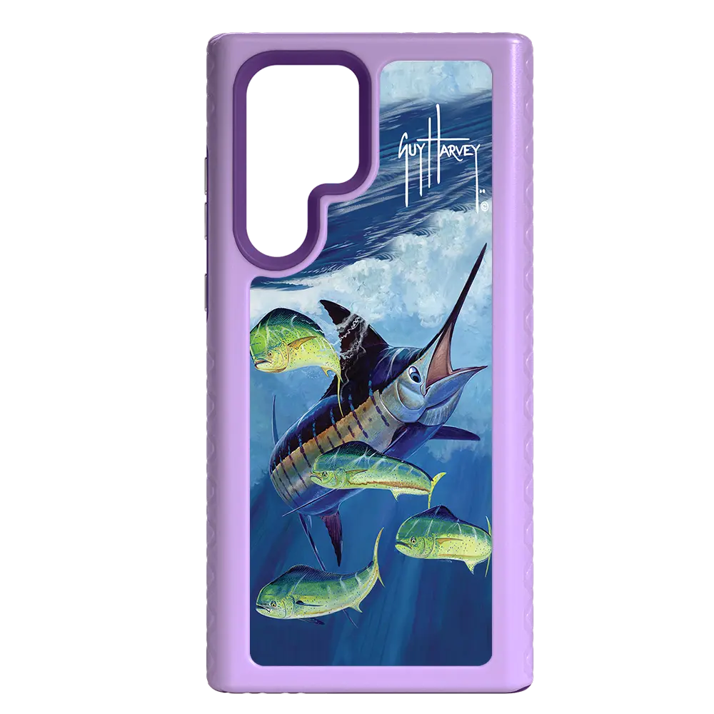 Guy Harvey Fortitude Series for Samsung Galaxy S22 Ultra - Four Play - Custom Case - LilacBlossom - cellhelmet