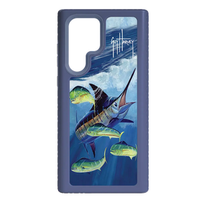 Guy Harvey Fortitude Series for Samsung Galaxy S22 Ultra - Four Play - Custom Case - SlateBlue - cellhelmet