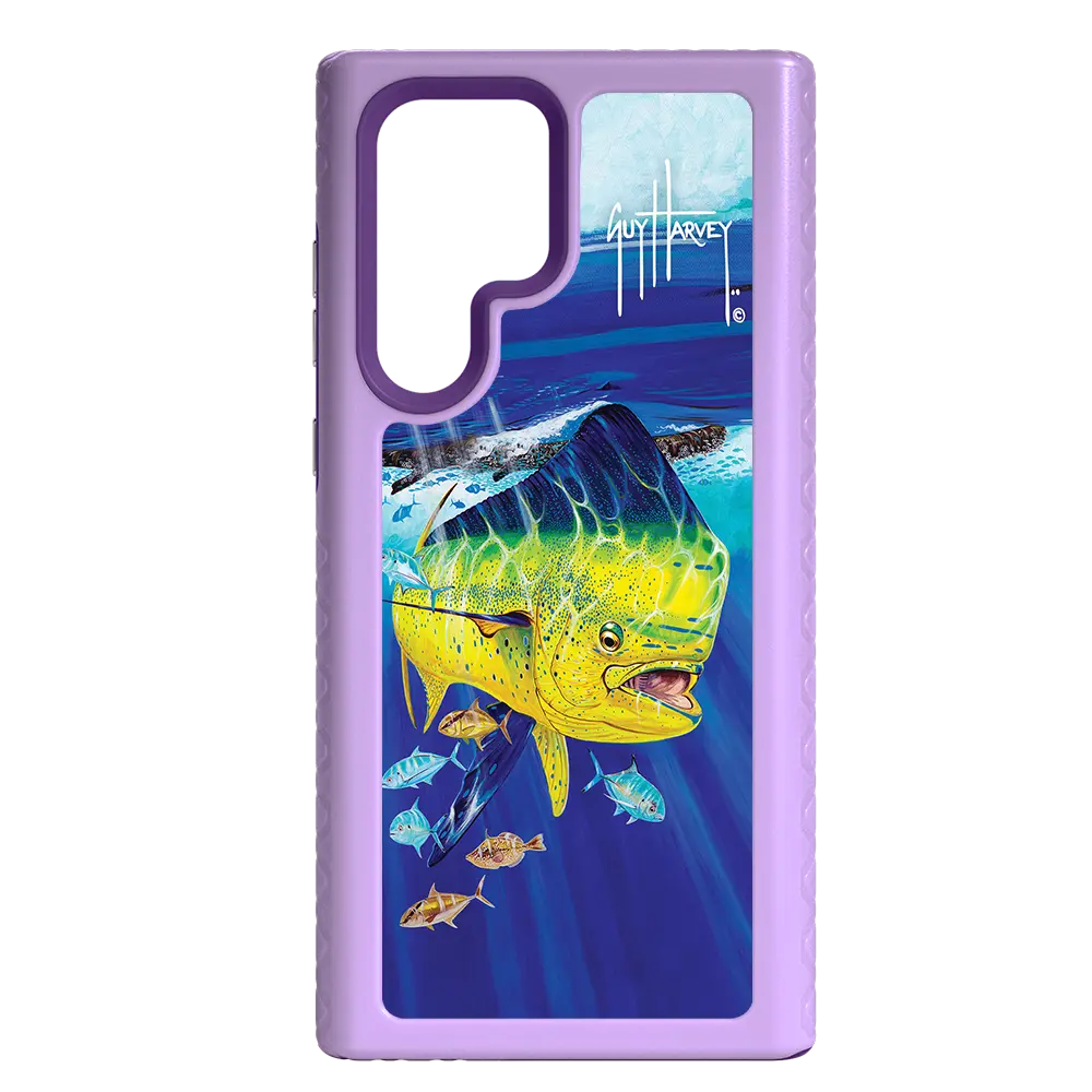 Guy Harvey Fortitude Series for Samsung Galaxy S22 Ultra - Golden Prize - Custom Case - LilacBlossom - cellhelmet