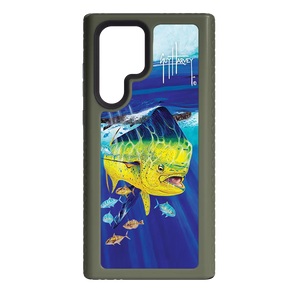 Guy Harvey Fortitude Series for Samsung Galaxy S22 Ultra - Golden Prize - Custom Case - OliveDrabGreen - cellhelmet