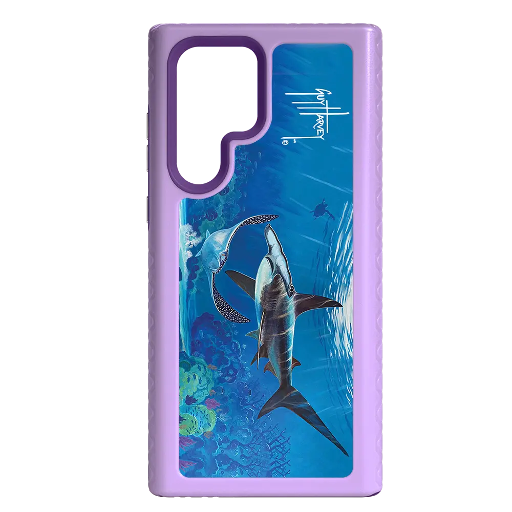 Guy Harvey Fortitude Series for Samsung Galaxy S22 Ultra - Hammer Down - Custom Case - LilacBlossom - cellhelmet