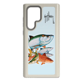 Guy Harvey Fortitude Series for Samsung Galaxy S22 Ultra - Inshore Collage - Custom Case - Gray - cellhelmet