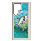Guy Harvey Fortitude Series for Samsung Galaxy S22 Ultra - Tarpon Skin - Custom Case - Gray - cellhelmet