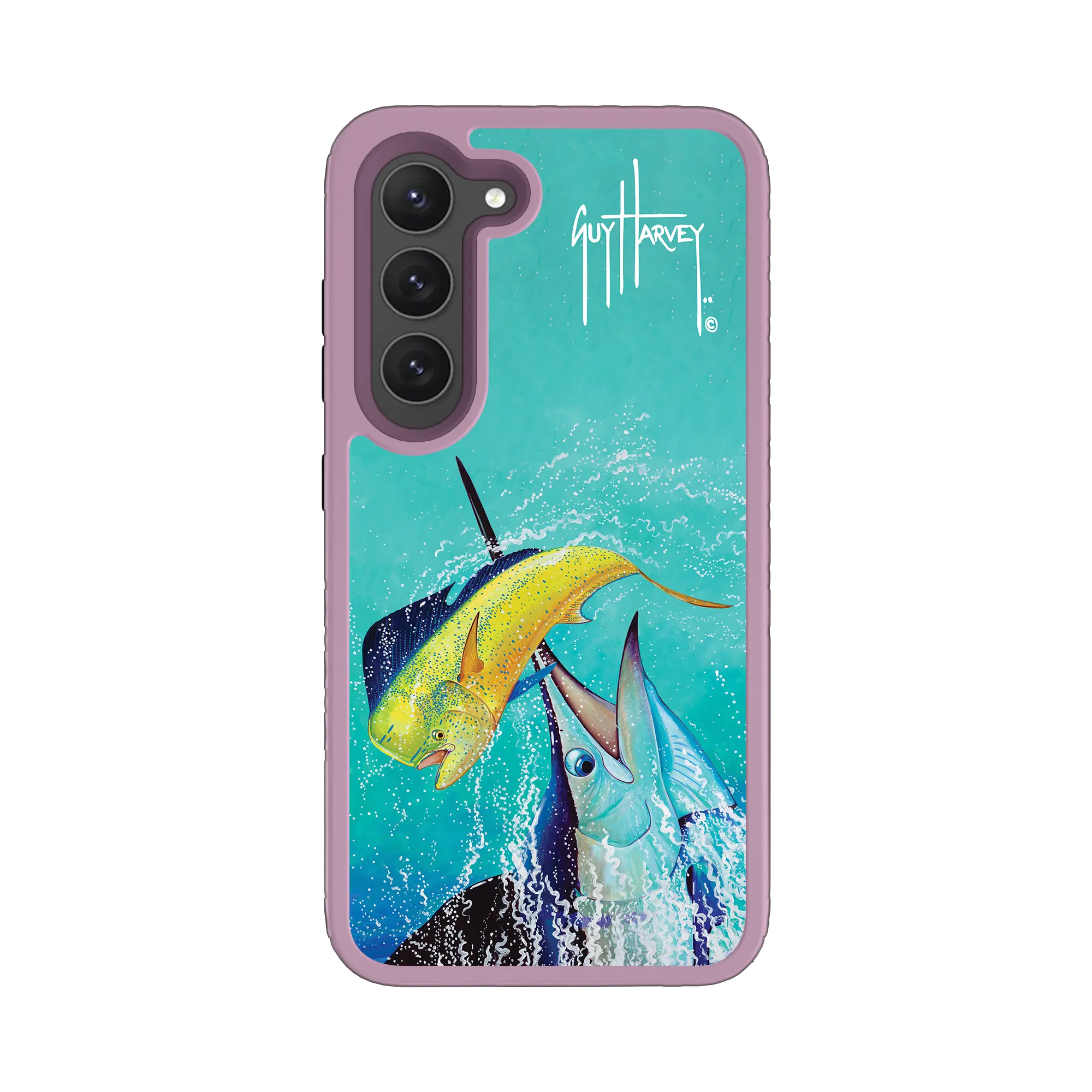 Guy Harvey Fortitude Series for Samsung Galaxy S23 - El Dorado II - Custom Case - LilacBlossomPurple - cellhelmet