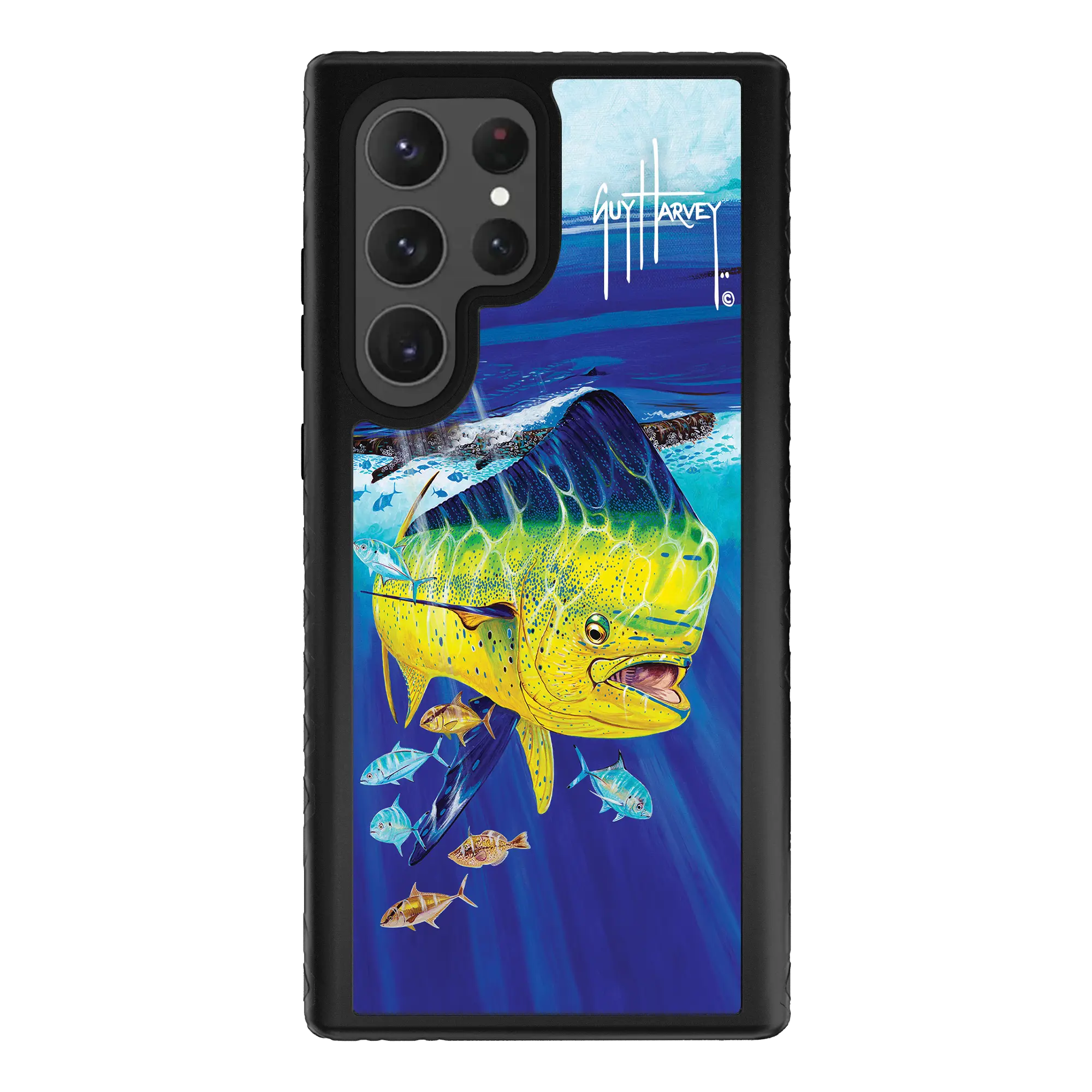 Guy Harvey Fortitude Series for Samsung Galaxy S23 Ultra - Golden Prize - Custom Case - OnyxBlack - cellhelmet