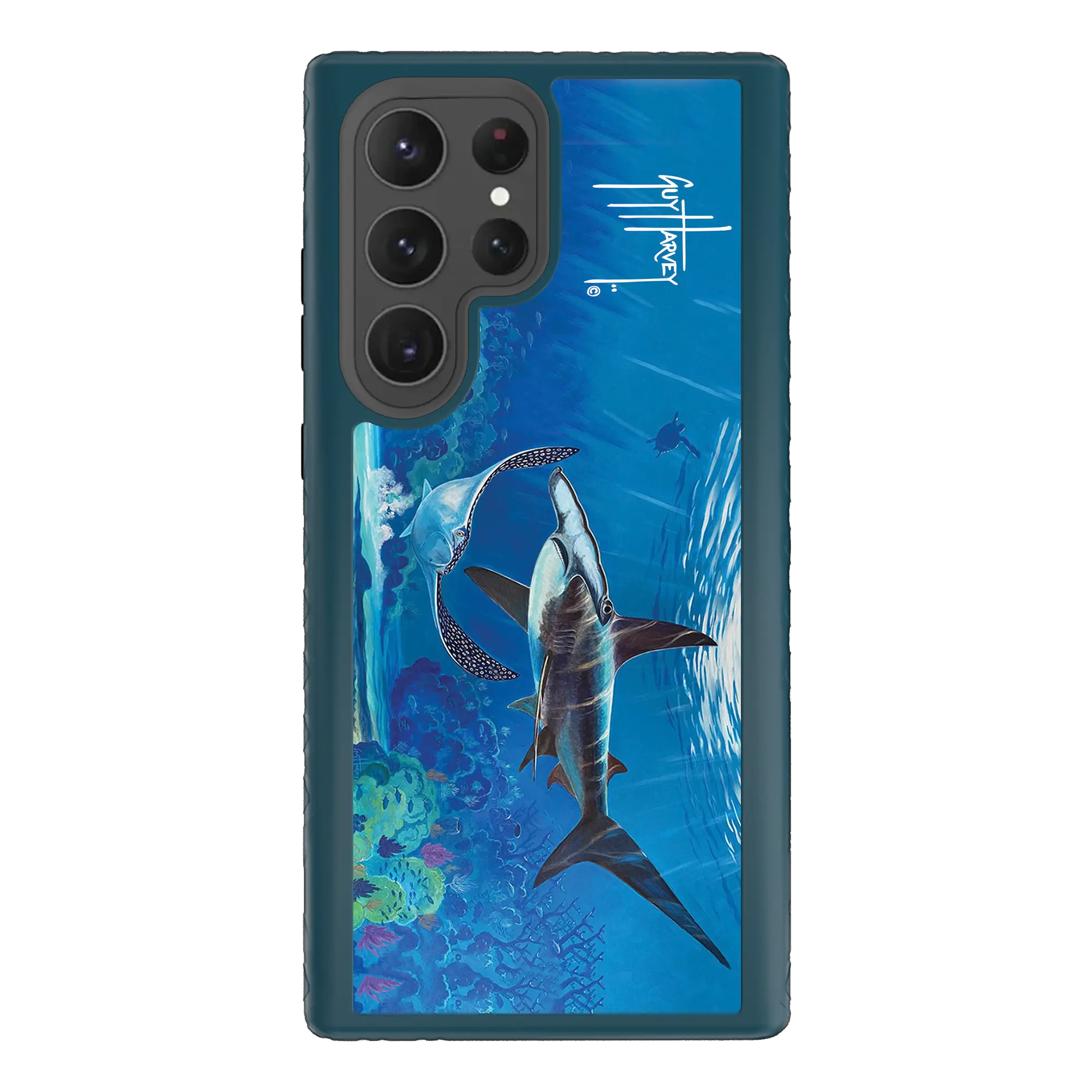 Guy Harvey Fortitude Series for Samsung Galaxy S23 Ultra - Hammer Down - Custom Case - DeepSeaBlue - cellhelmet