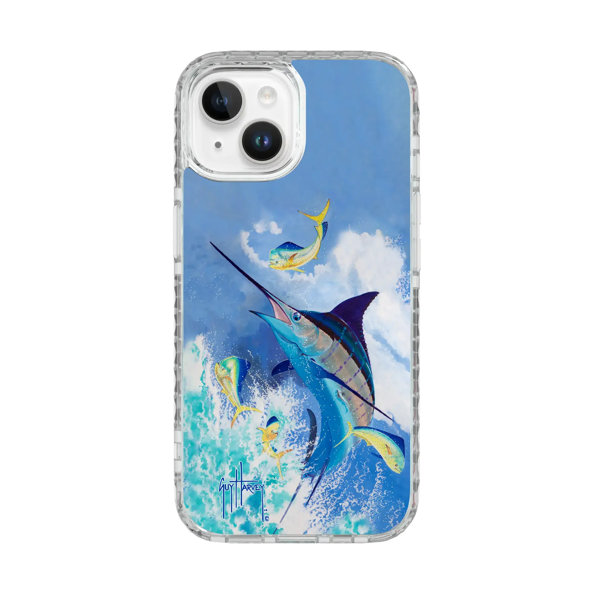 Guy Harvey Magnitude Series for Apple iPhone 15 - Blue Commocean